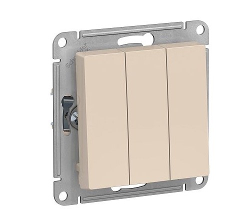Механизм выкл. 3-кл. бежевый AtlasDesign  Schneider Electric ATN000231