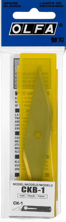 Лезвия к ножу пистолетному 18мм -2шт OLFA для ножа OL-CK-1 (OL-CKB-1)