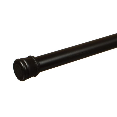 Карниз для ванной 110-200 см, диаметр 25/22 мм ELITE MELODIA Mcr-00016BL черный