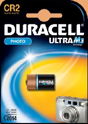 Батарейка CR2, 3V, DURACELL ULTRA, D-15,1 H-26,7