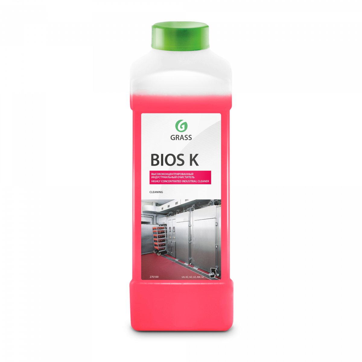 Средство GRASS моющее высококонцентрированное щелочное Bios-K 1л 270100