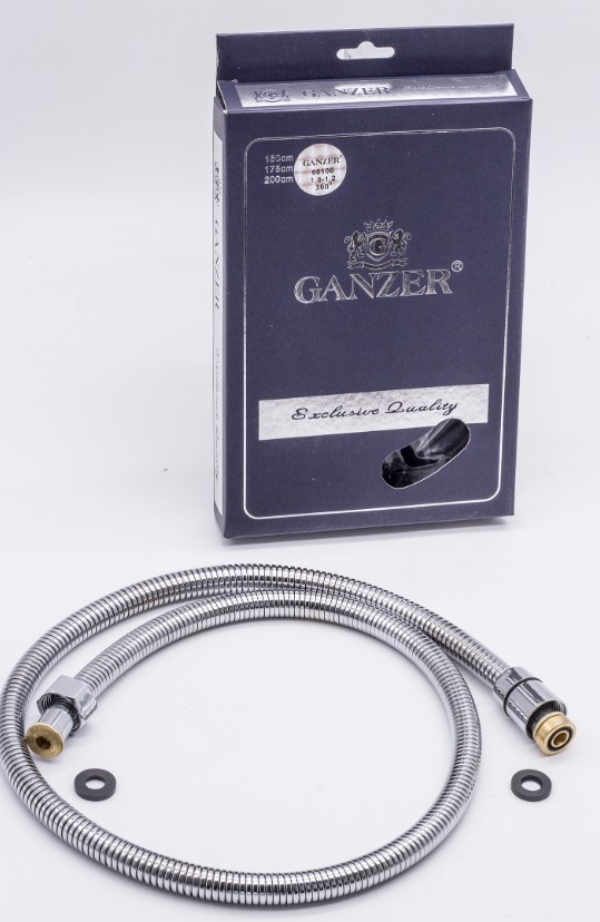 Сан. Шланг для душа металл 1,0 м GANZER 60100