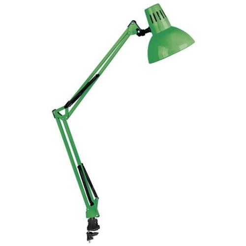 Светильник настольный струбцина Е27 60Вт KD-312 C05 зелёный Camelion