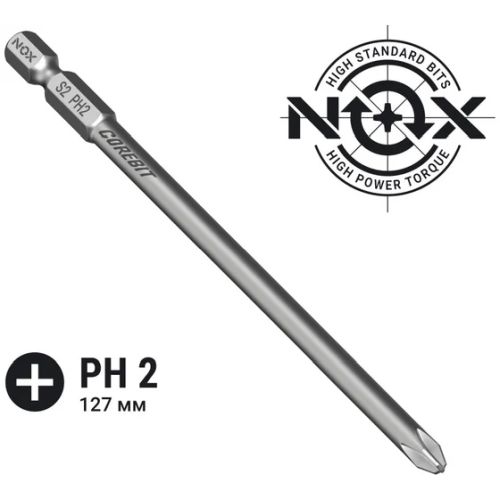 Бита насадка крестовая PH2х127 мм, NOX COREBIT 335212-1