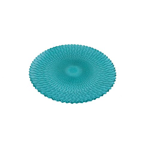 Тарелка стеклянная "РЕТРО БРИЗ" 32 см AKCAM 15883/В