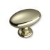 Ручка мебельная кнопка М-12 "овал" золото