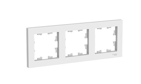 Рамка 3-ная белый AtlasDesign Schneider Electric ATN000103