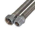 Подводка для газа сильфонная 1/2" штуцер-гайка 2,0 м