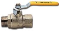Кран газовый  3/4" (20мм) внутр-наруж с ручкой