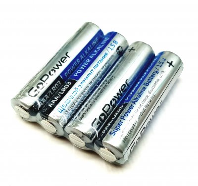Батарейка AAA LR03 GoPower D-10,5 H44,5