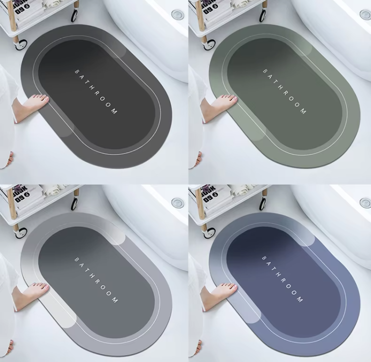 Коврик для ванны 60 × 40 см противоскользящий Bathroom