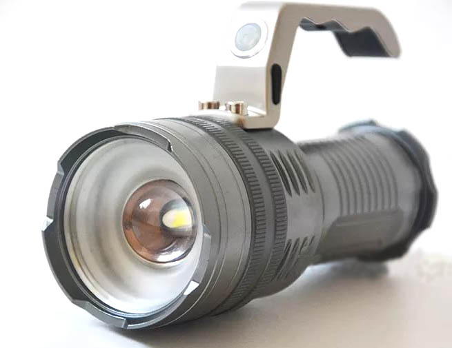 Фонарь светодиодный аккумуляторный ST-13(1SUPER LED,3-АКБ 18650) 