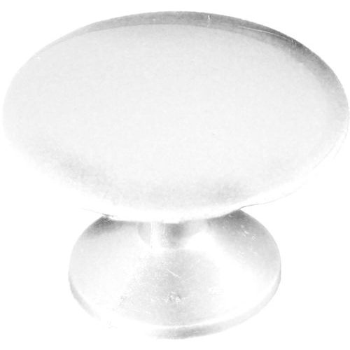 Ручка мебельная кнопка М-11 "гриб" белая