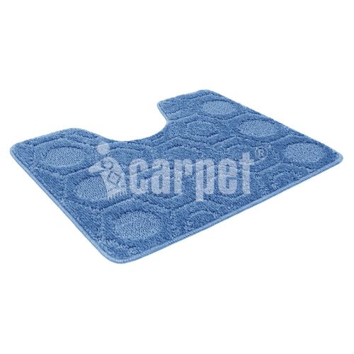 Коврик для туалета 50х60 см АКТИВ icarpet синий