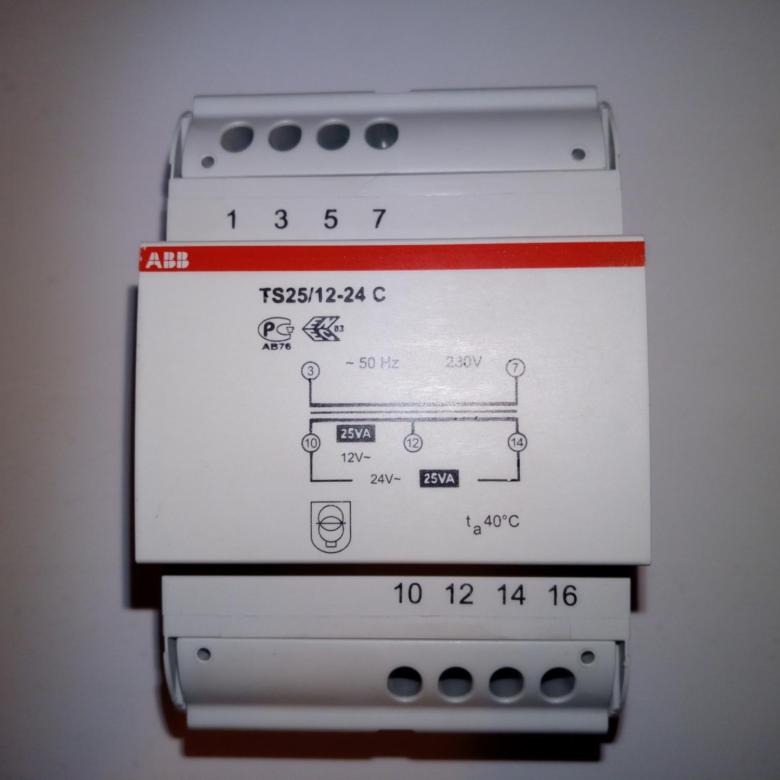 Трансф. понижающий ABB TS25/12-24C