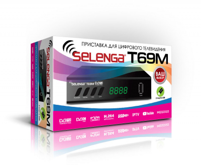 Тюнер для цифрового TV "SELENGA" T69M (DVB-T2/C/IPTV)