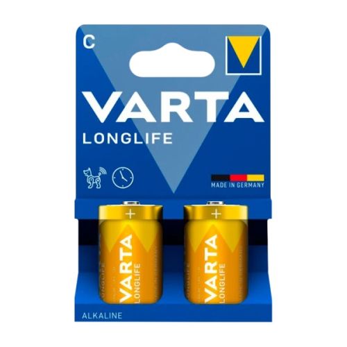 Батарейка C LR14 VARTA Longlife D-26,2 H-50