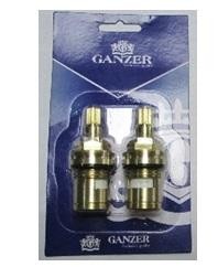 Кран-букса керамика  1/2" шток 20 шлиц. с резьбой под махов. Ganzer GZ220 (комплект 2шт)