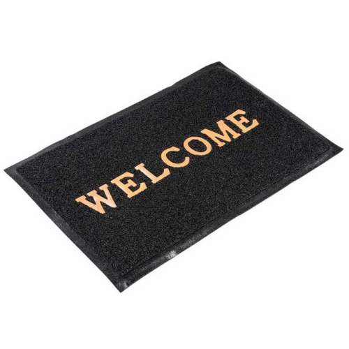 Коврик придверный пористый (WELCOME doormat) 60х90 см черный