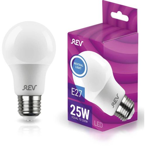 Лампа светодиодная A70 25Вт Е27 220В 6500К дневная, матовая REV 