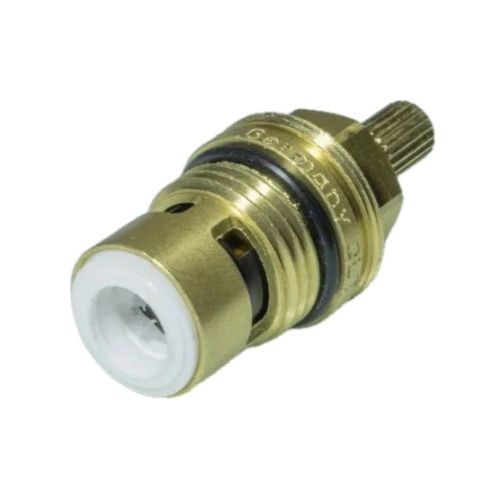 Кран-букса керамика  1/2" шток 20 шлиц. с резьбой под махововик GANZER 020