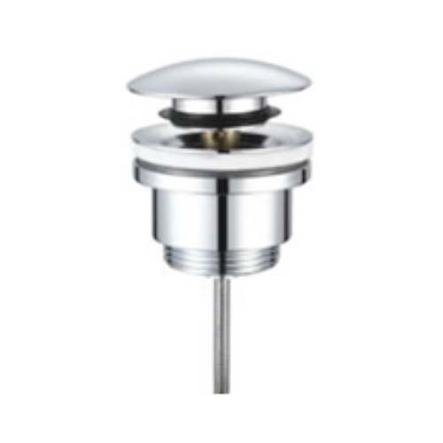 Выпуск для сифона 1 1/4 (32 мм) металл H-40 Clever 60701 донный клапан белый