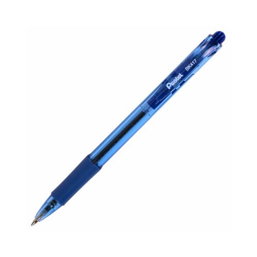 Ручка шариковая синяя 0,27mm маслянная PENTEL "Fine Line" BK417-CN 142665