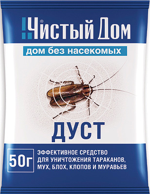 Средство от насекомых тараканов ДУСТ ЧД
