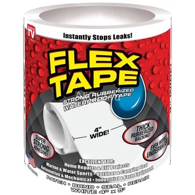 Лента клеящая сверхсильная  Flex Tape 10*152см черный