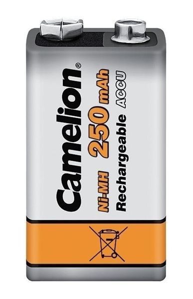 Аккумулятор крона 6F22 9V  250 mah 