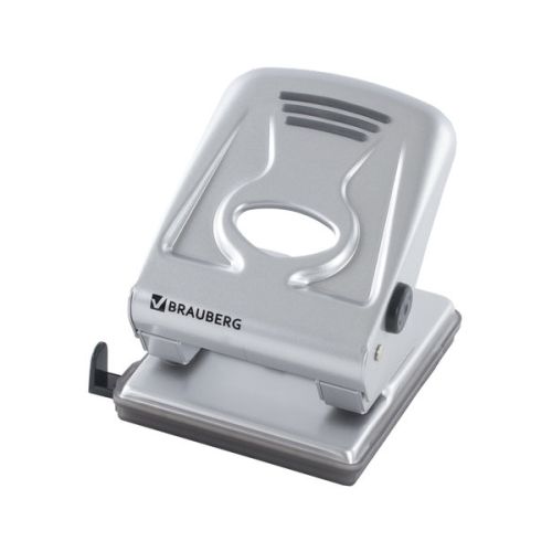 Дырокол металлический до 40 листов BRAUBERG "Metallic" 224342
