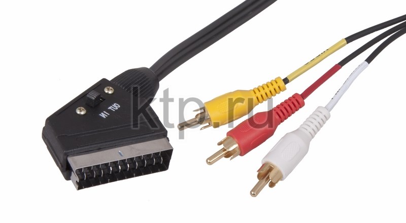Шнур SCARTplug-3RCA вилка 1,2м 