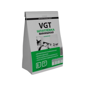 Шпатлевка полимерная VGT финишная для внутренних работ сухая