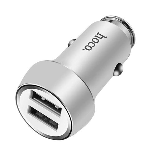 Автомобильное зарядное устройство в прикуриватель USB 2 вых. 2.4A HOCO Z7