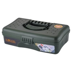 Ящик (бокс) для рыболова 12" (29,5*18*9см), пластик, темно-зеленый BR3752 Blocker
