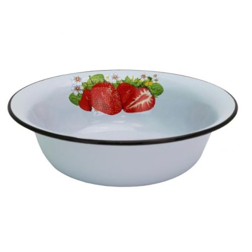 Миска эмаль 2,0л с рисунком ММК Эмаль 20-0310/4