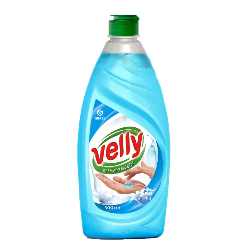Средство для мытья посуды "Velly" Нежные ручки (0,5 л) GRASS 125382