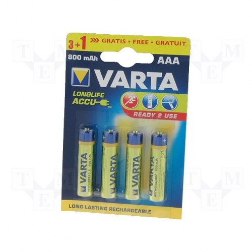 Аккумулятор Varta  800mAh Ni-Mh HR3 AAА