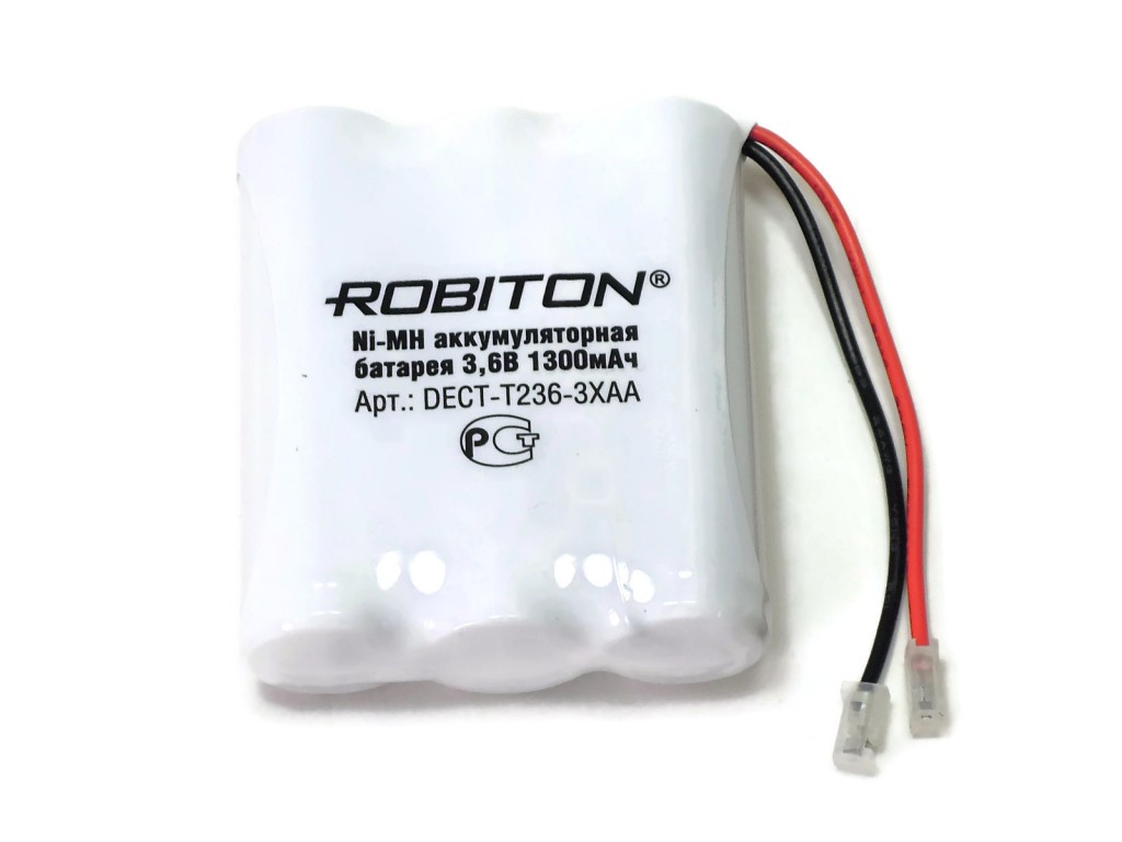 Аккумулятор T-236 3.6V  ROBITON  1300 mah