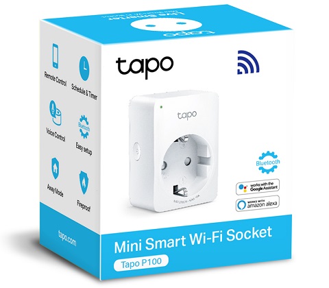 Умная розетка TP-LINK Tapo P100 10A/WIFI