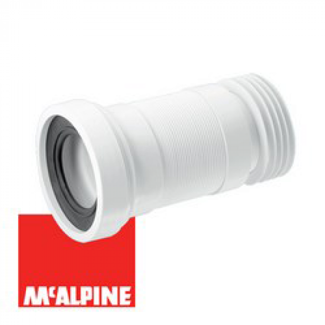 Слив для унитаза гофрир. McAlpine 230/440мм. MRWC-F23R