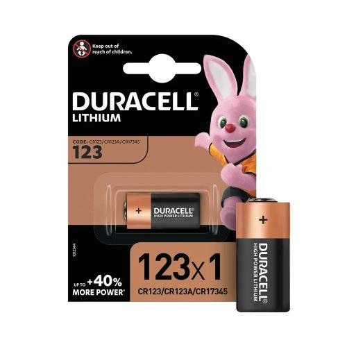 Батарейка CR123 CR123A 3v DURACELL D-21 H-38