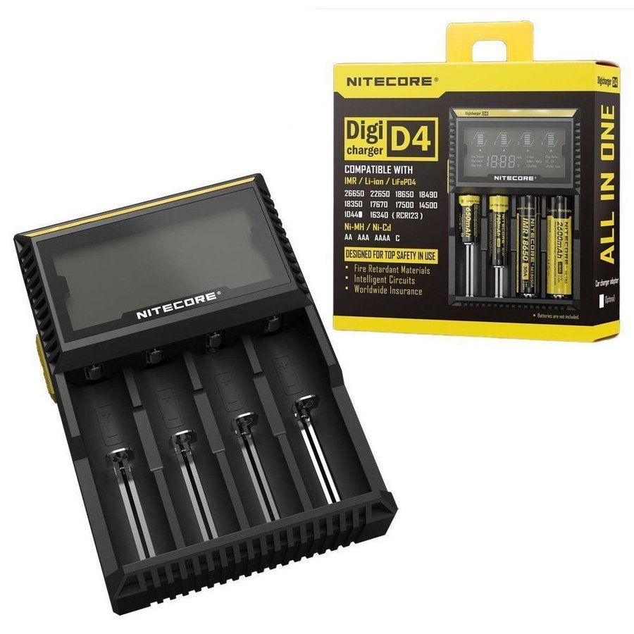 Зарядное устройство для аккумуляторов NiteCore Digicharger D4