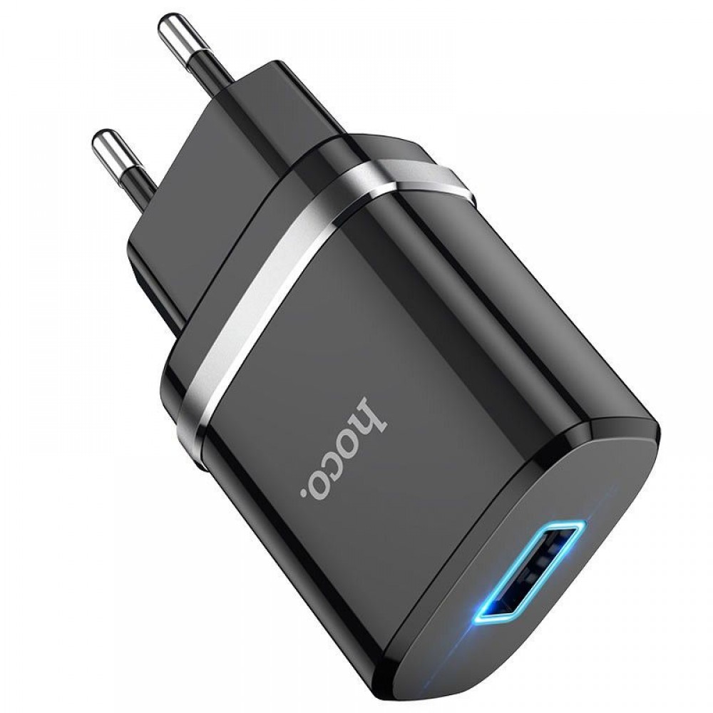 Зарядное устройство сетевое USB 1 порт 220V 2.4A Hoco N1