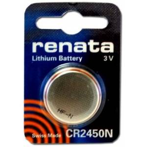 Батарейка таблетка CR2450 3v Renata D-24,5 H-5,0