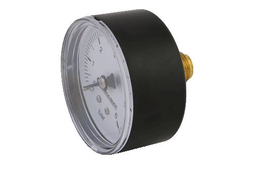 Манометр  50 мм. ДЖИЛЕКС МDА 50/6 - 1/4", АКСИАЛЬНЫЙ