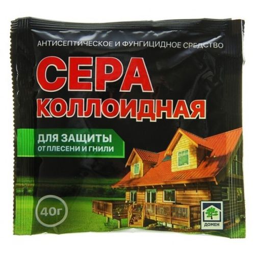 Средство Сера коллоидная, защита от плесени и гнили Домен 40 гр.