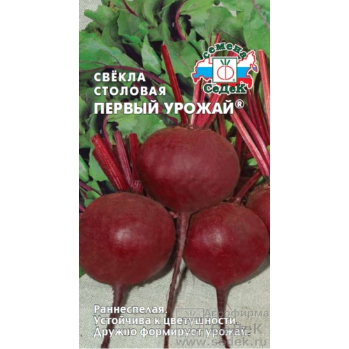 Семена Свекла Первый Урожай, 3г., Седек