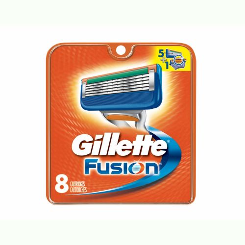 Кассеты сменные Gillette FUSION  8 шт картон