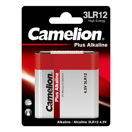 Батарейка квадрат 3LR12 4.5V Camelion Plus Alkaline 